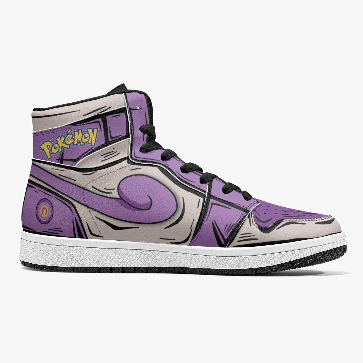 Rattata Pokemon Mid 1 Basketball Shoes