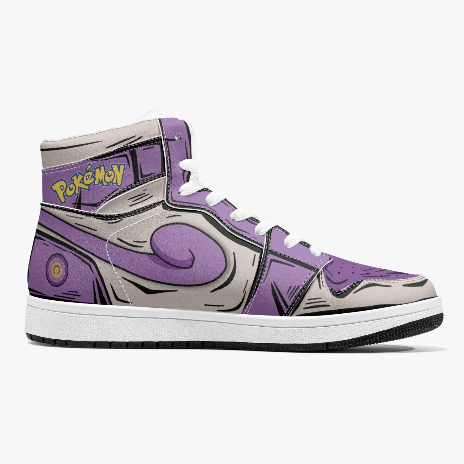 Rattata Pokemon Mid 1 Basketball Shoes