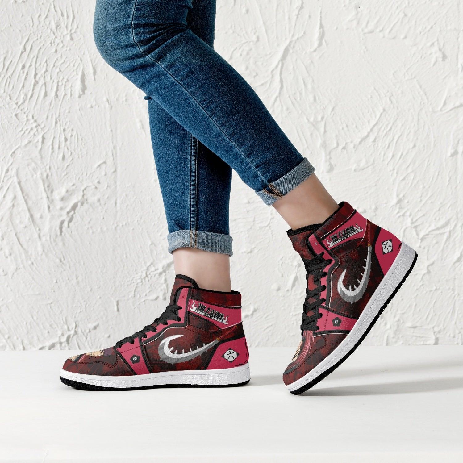 Renji Abarai Bleach Mid 1 Basketball Shoes