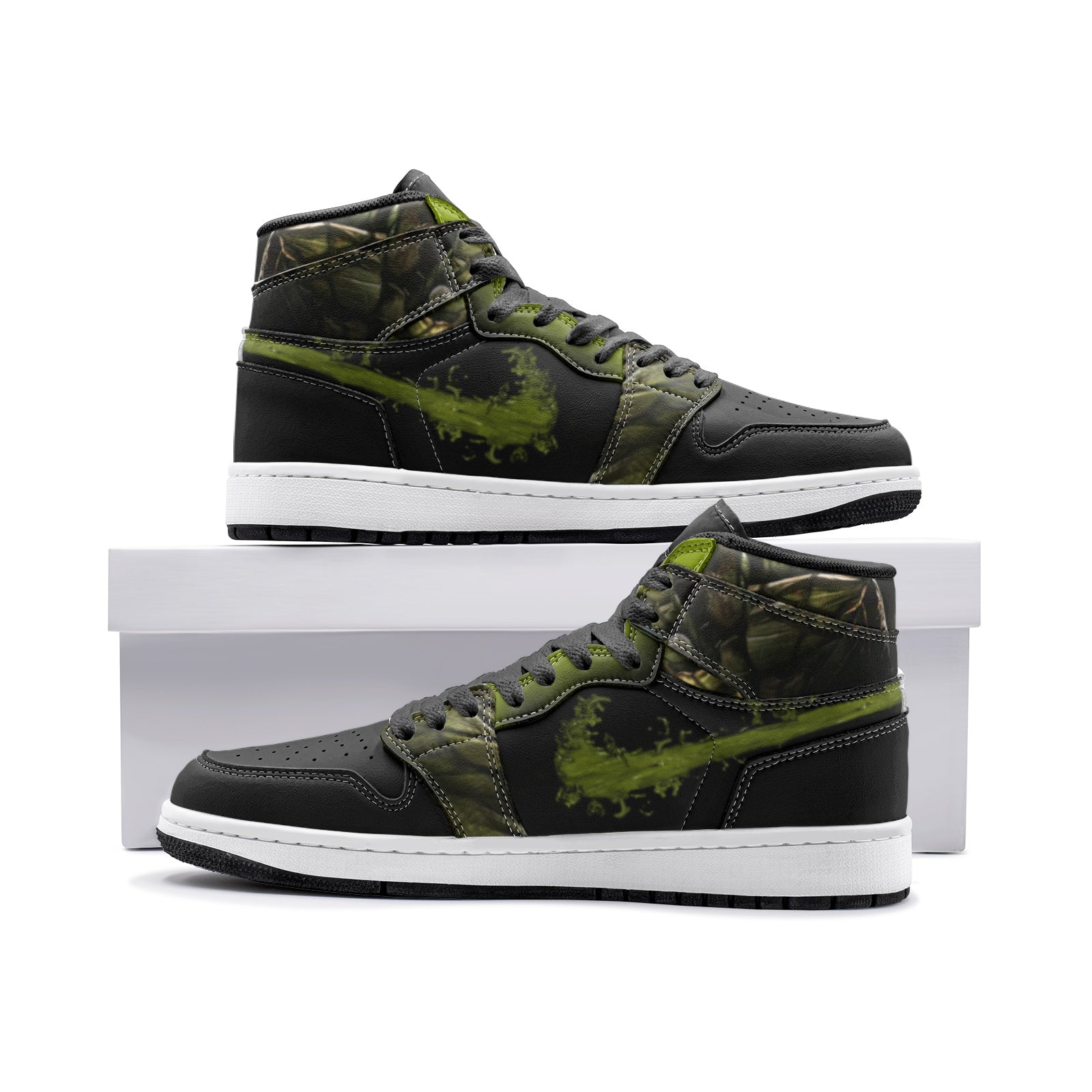 Reptile Mortal Kombat Mid 1 Basketball Shoes