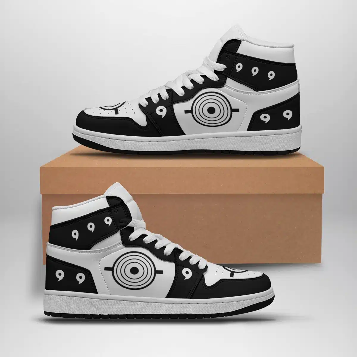 Sage of the Six Paths Shippuden Inspired Basketball Shoes for Anime Fans - Mid 1 Style