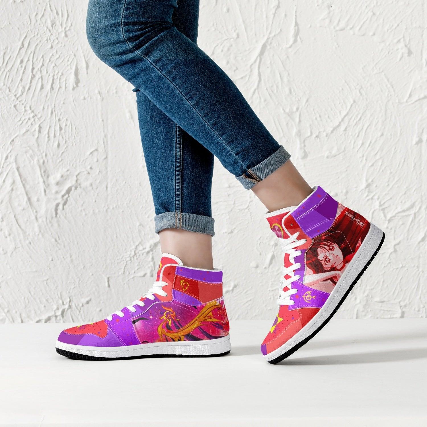 Sailor Mars Sailor Moon Crystal Mid 1 Basketball Shoes