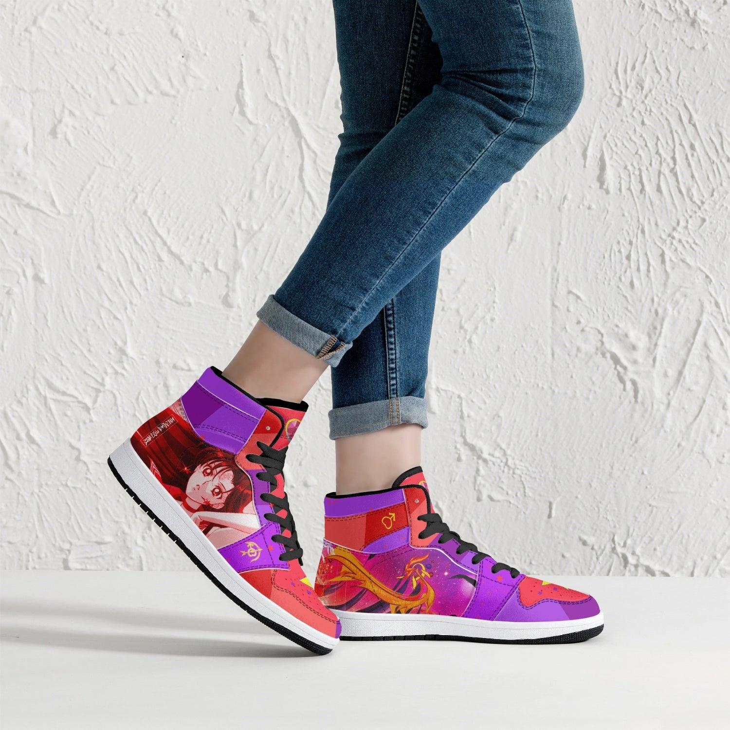 Sailor Mars Sailor Moon Crystal Mid 1 Basketball Shoes