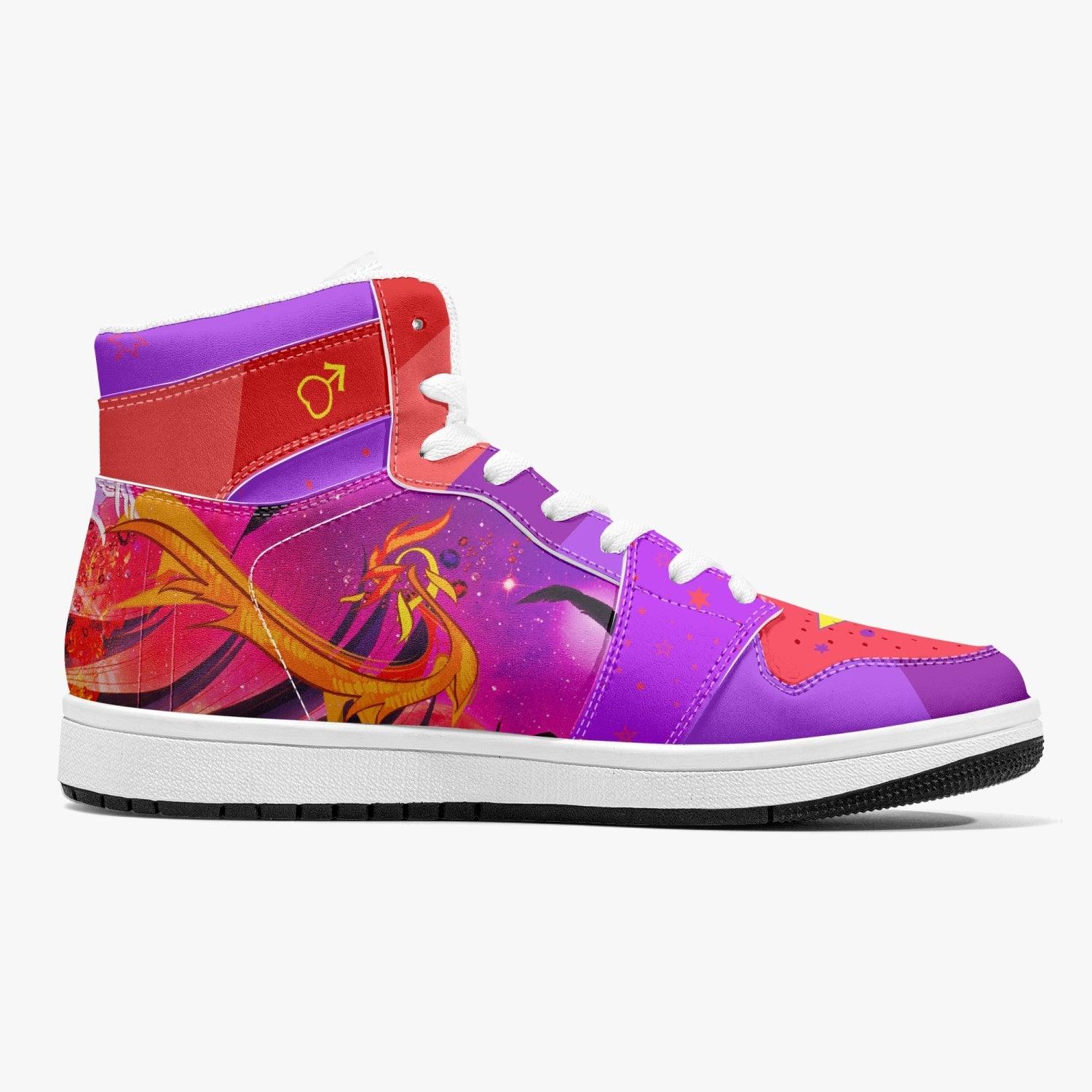 Sailor Mars Sailor Moon Crystal Mid 1 Basketball Shoes