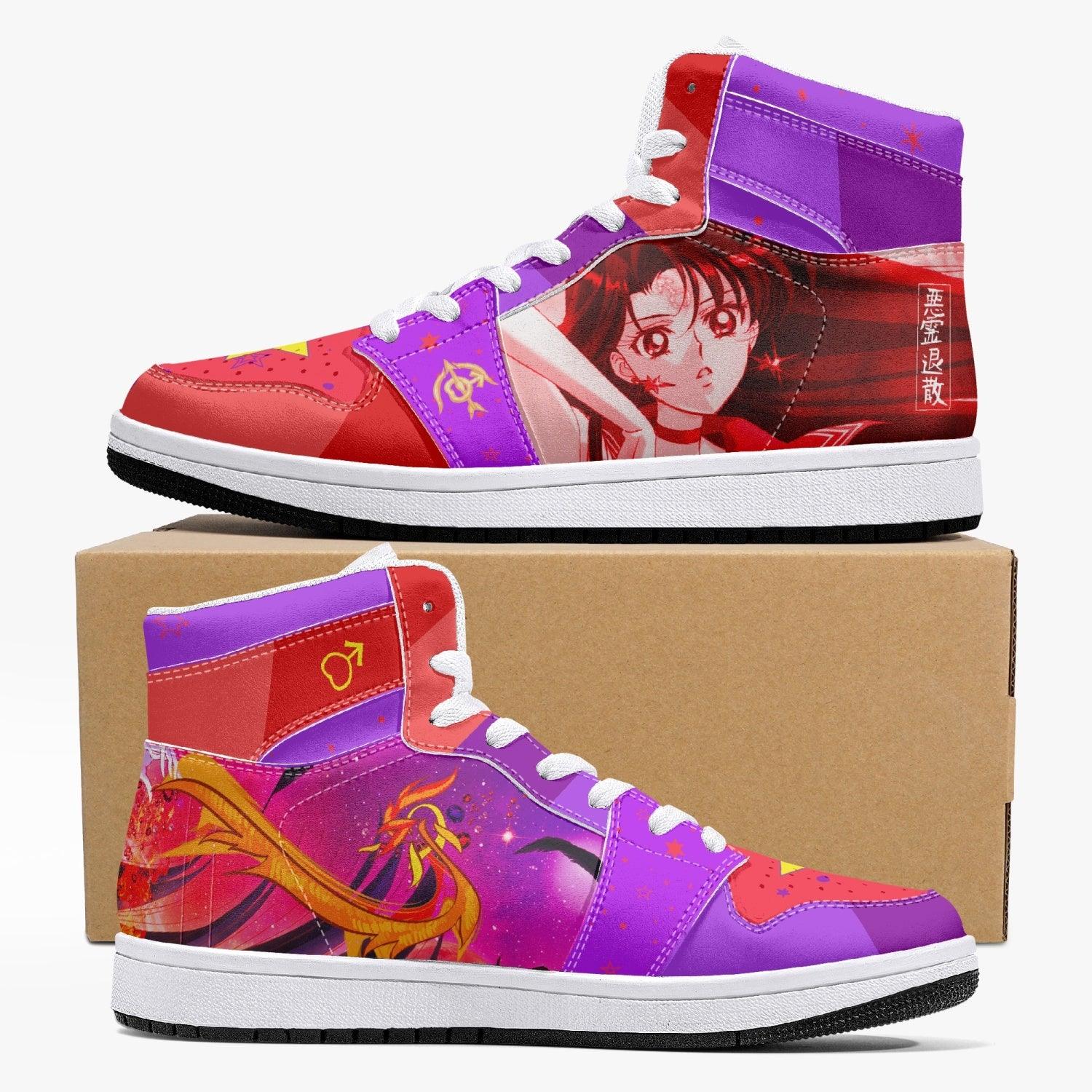 Sailor Mars Sailor Moon Crystal Mid 1 Basketball Shoes