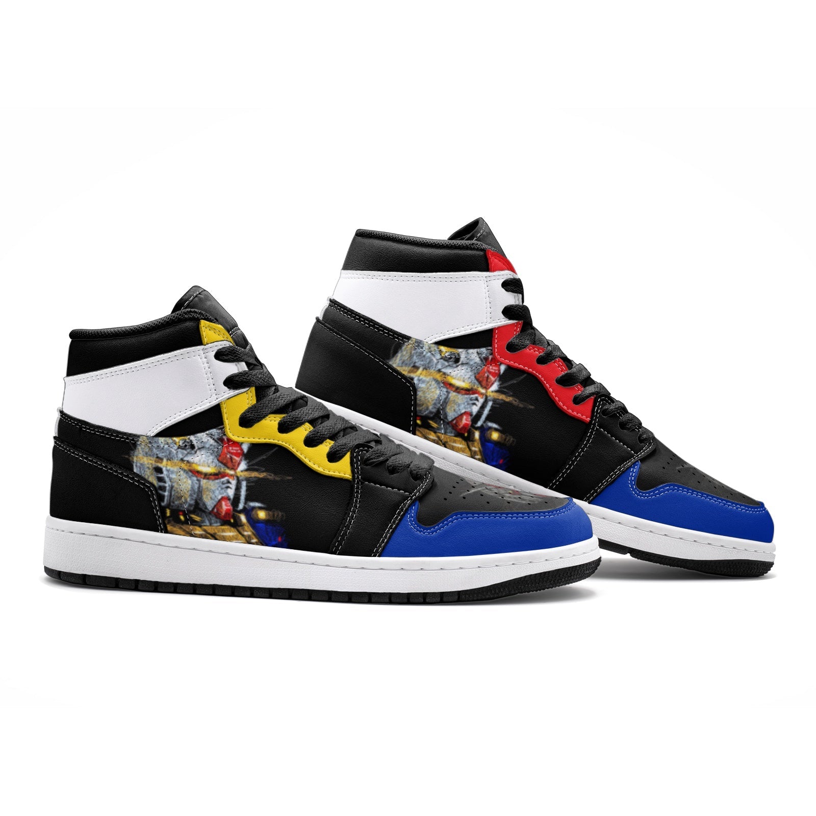 Scribble RX-78 Gundam Mid 1 Basketball Shoes