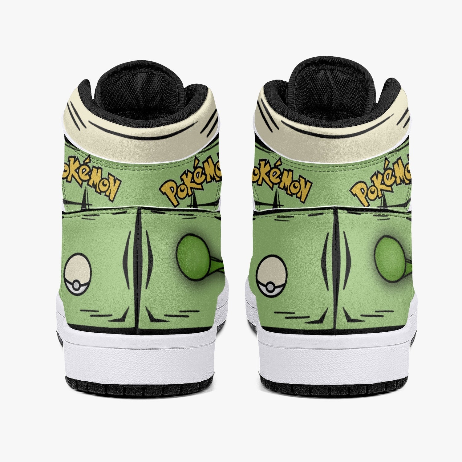Scyther Pokemon Mid 1 Basketball Shoes