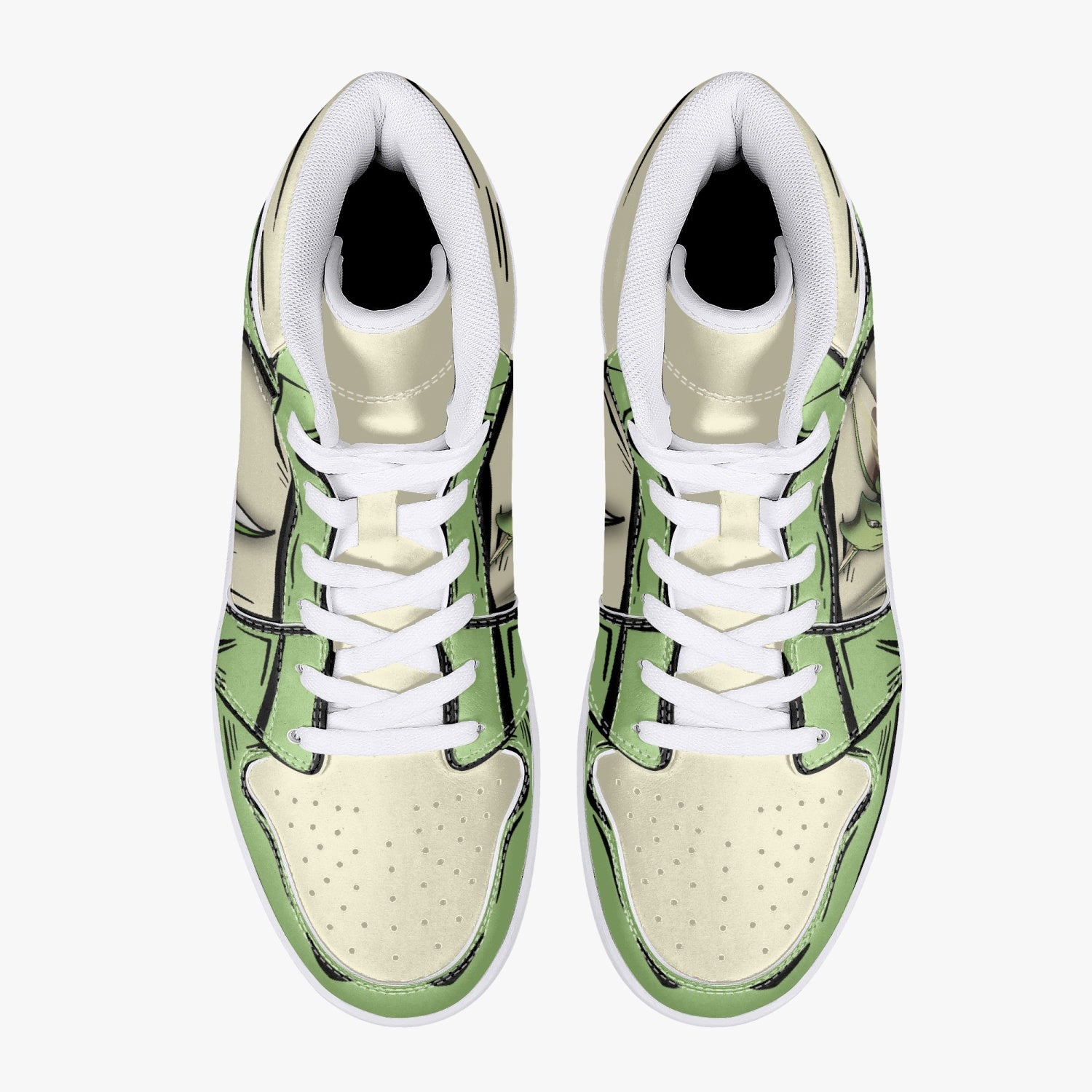 Scyther Pokemon Mid 1 Basketball Shoes