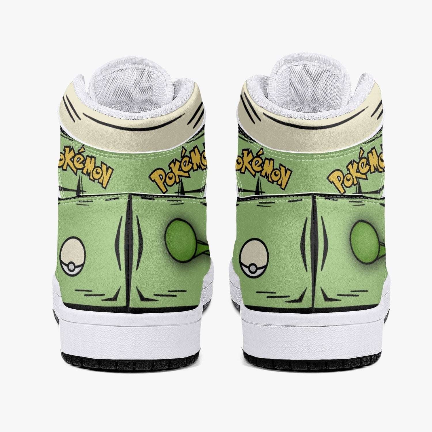 Scyther Pokemon Mid 1 Basketball Shoes