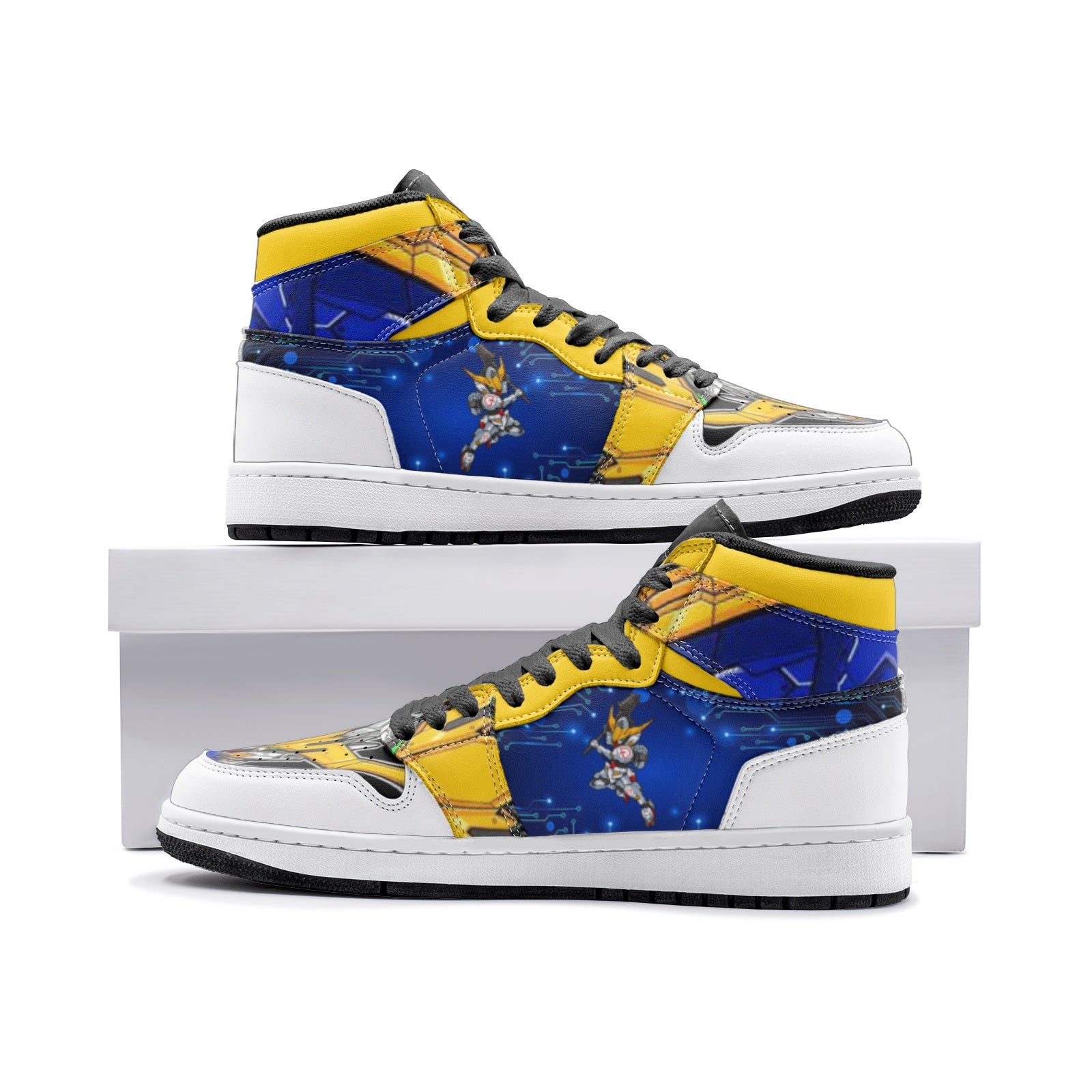 SD Barbatos Gundam Mid 1 Basketball Shoes