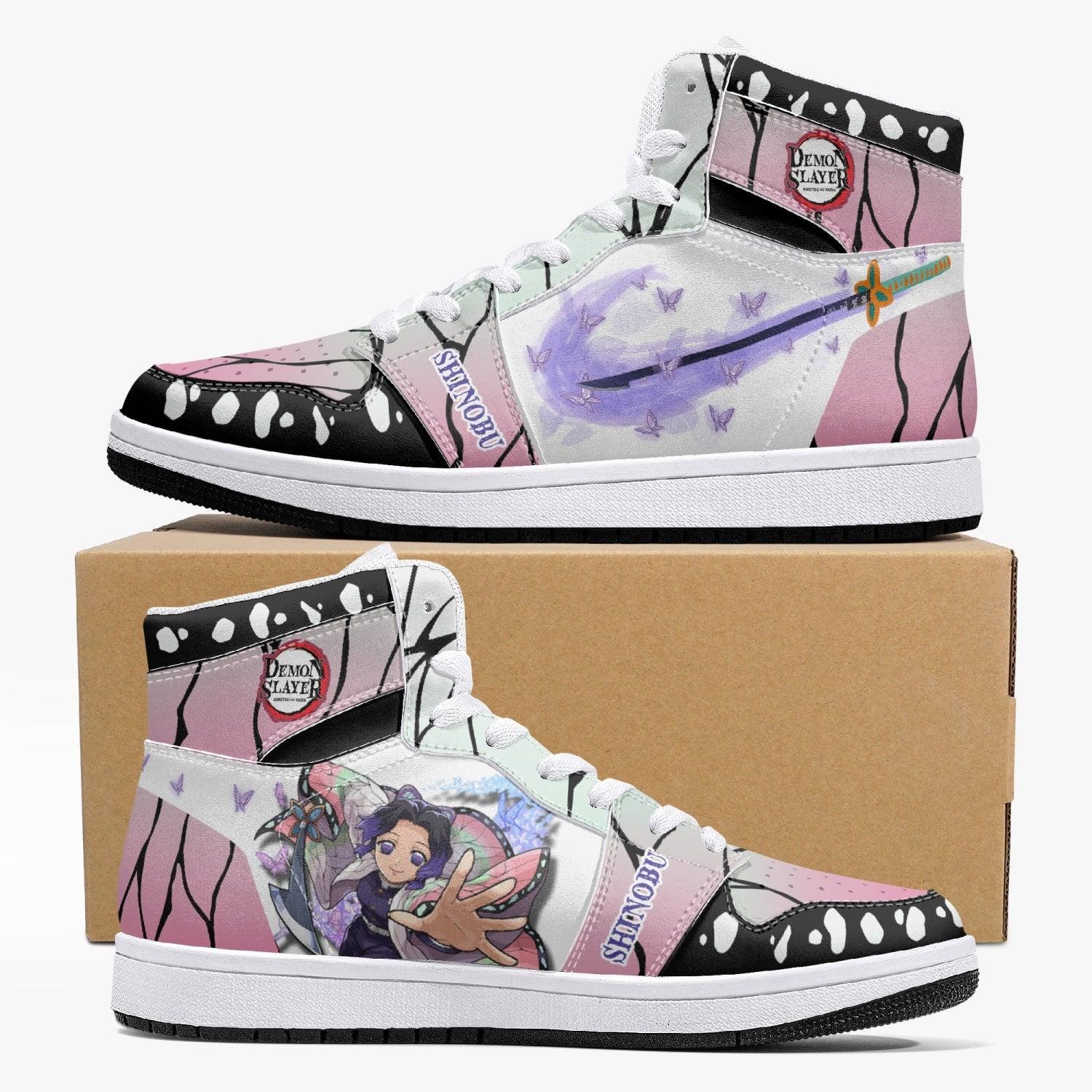 Shinobu Kocho Demon Slayer Mid 1 Basketball Shoes