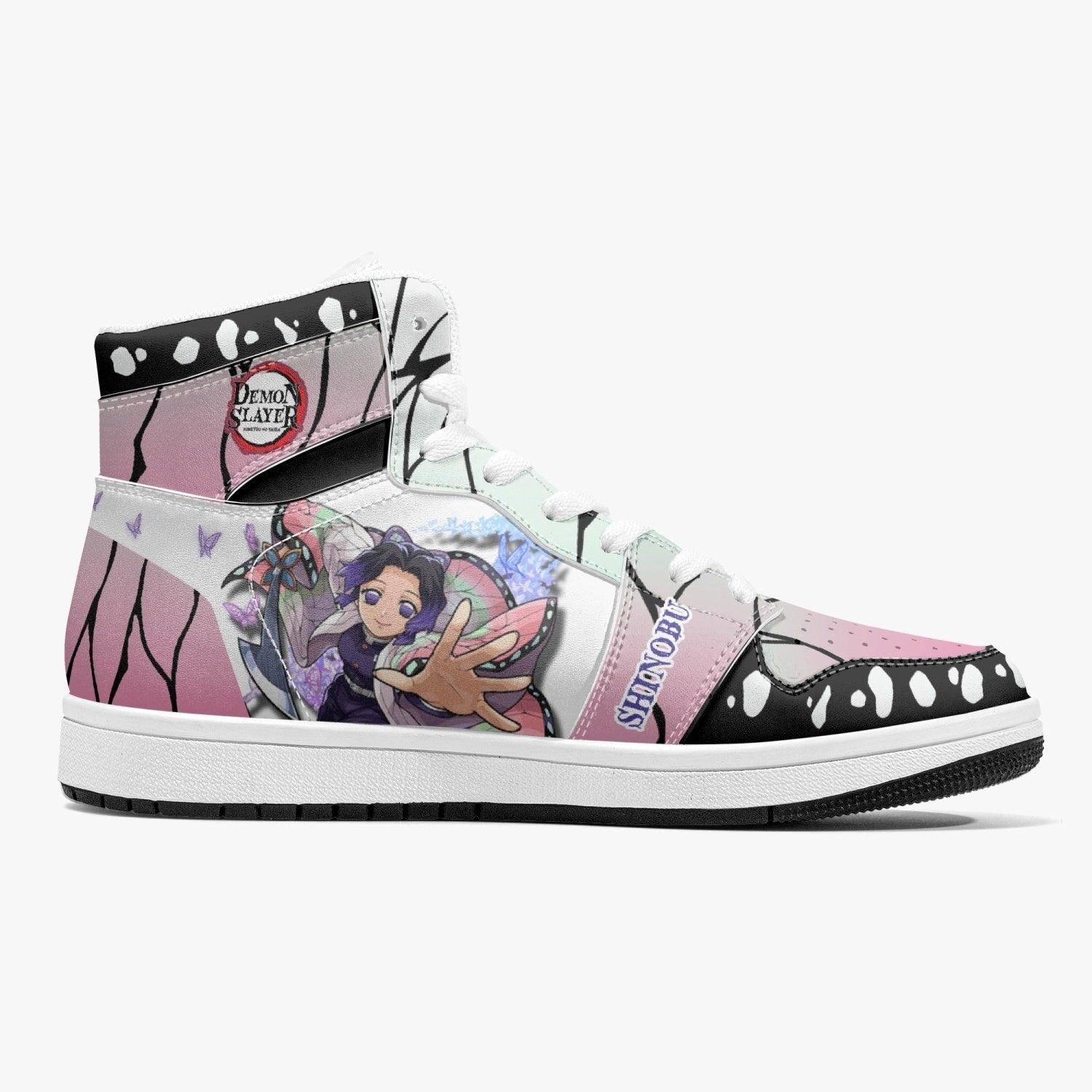 Shinobu Kocho Demon Slayer Mid 1 Basketball Shoes