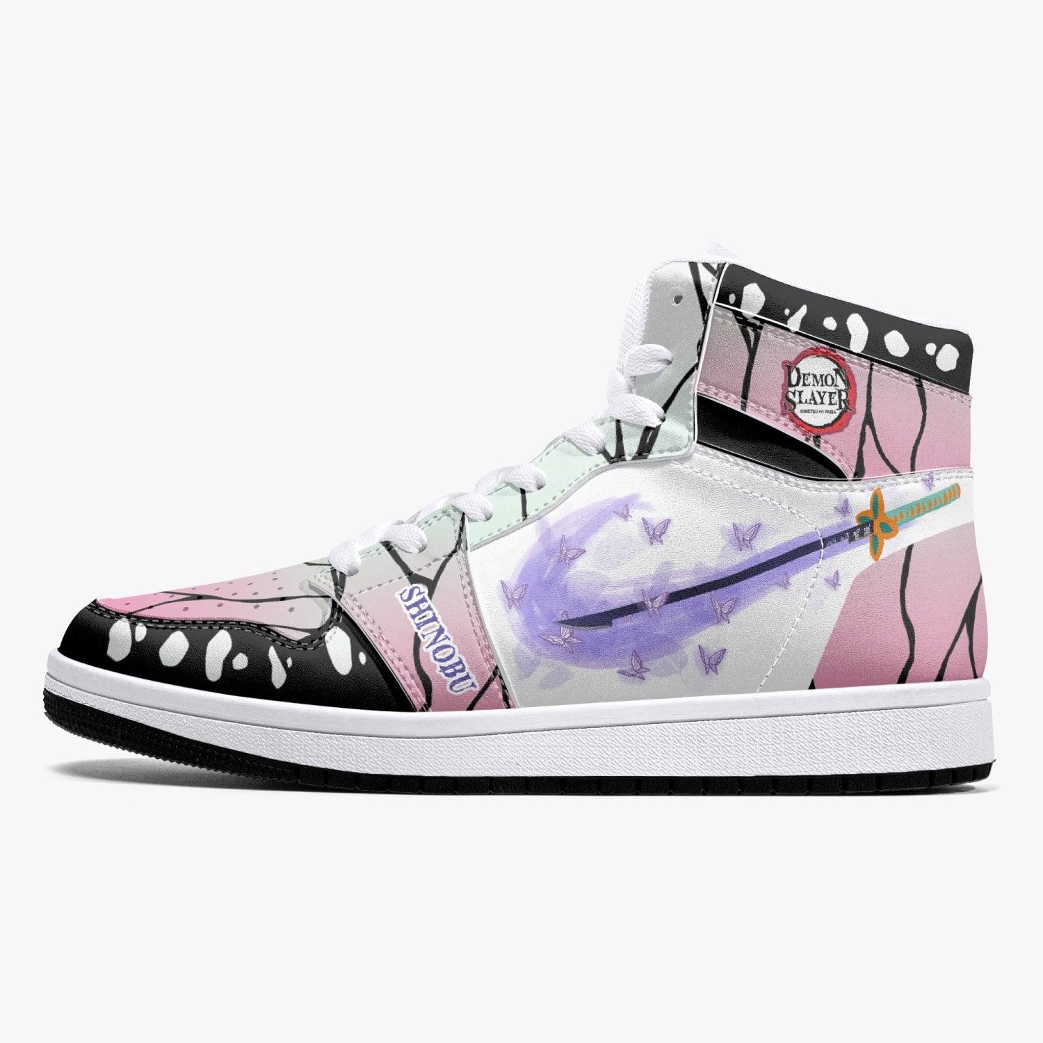 Shinobu Kocho Demon Slayer Mid 1 Basketball Shoes