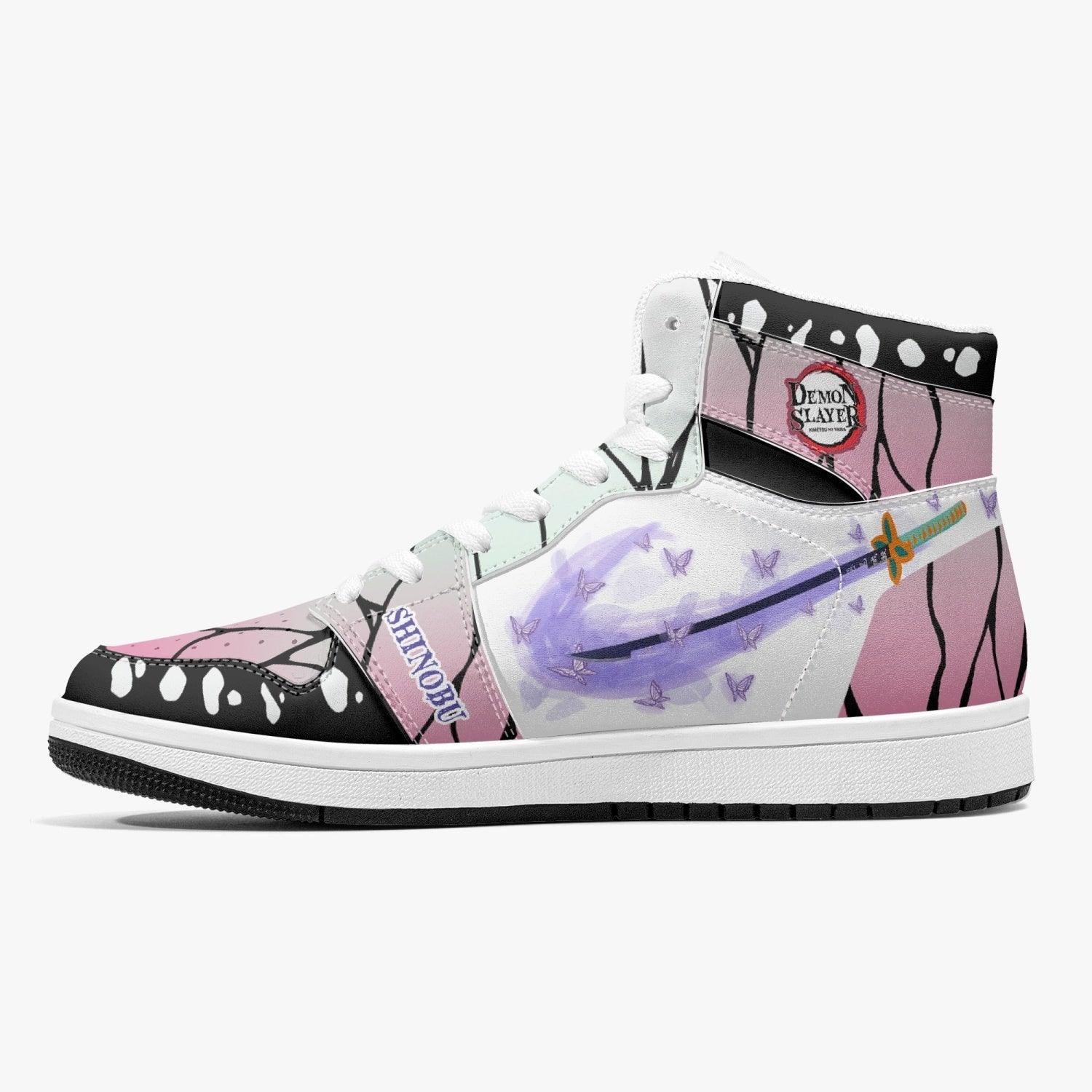 Shinobu Kocho Demon Slayer Mid 1 Basketball Shoes