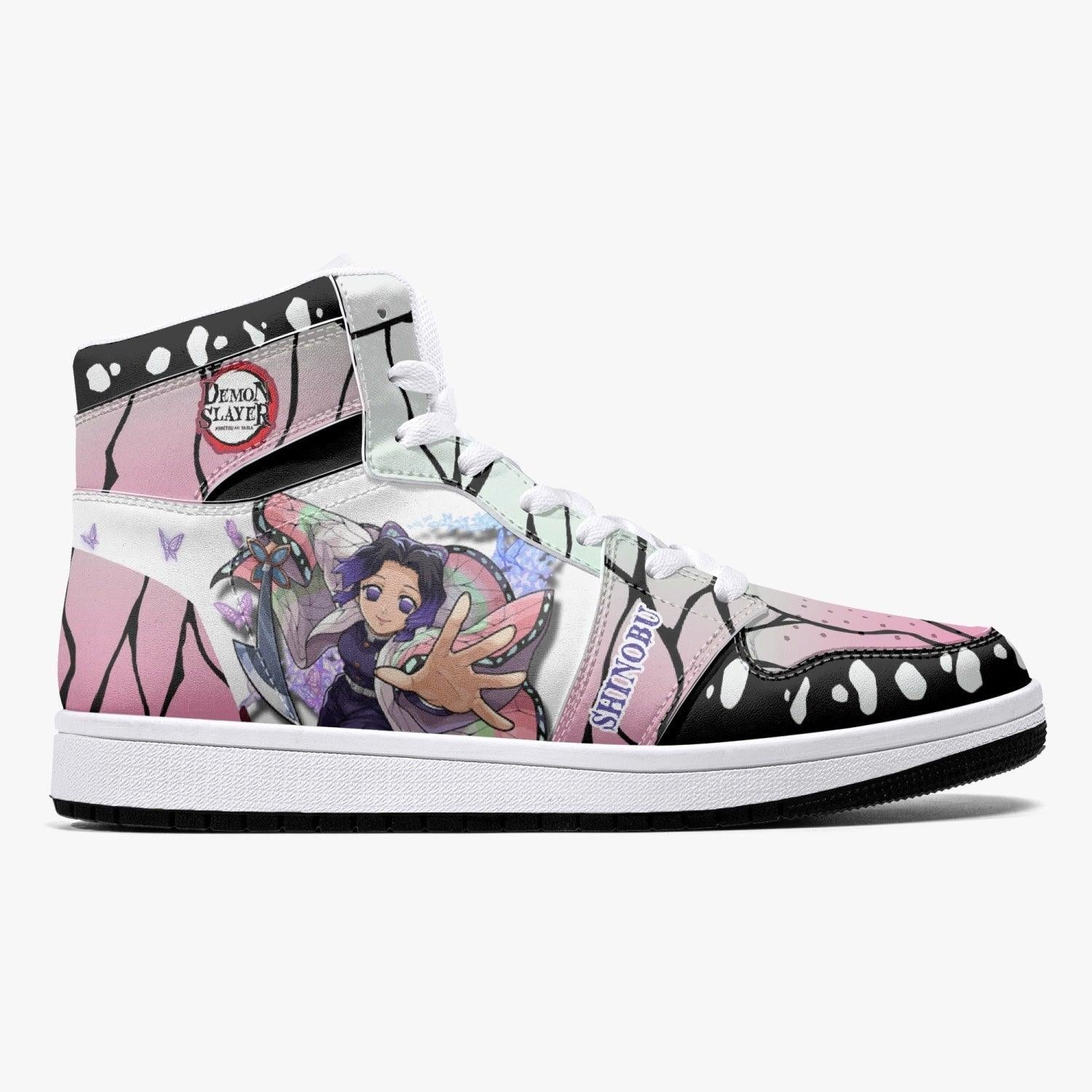 Shinobu Kocho Demon Slayer Mid 1 Basketball Shoes