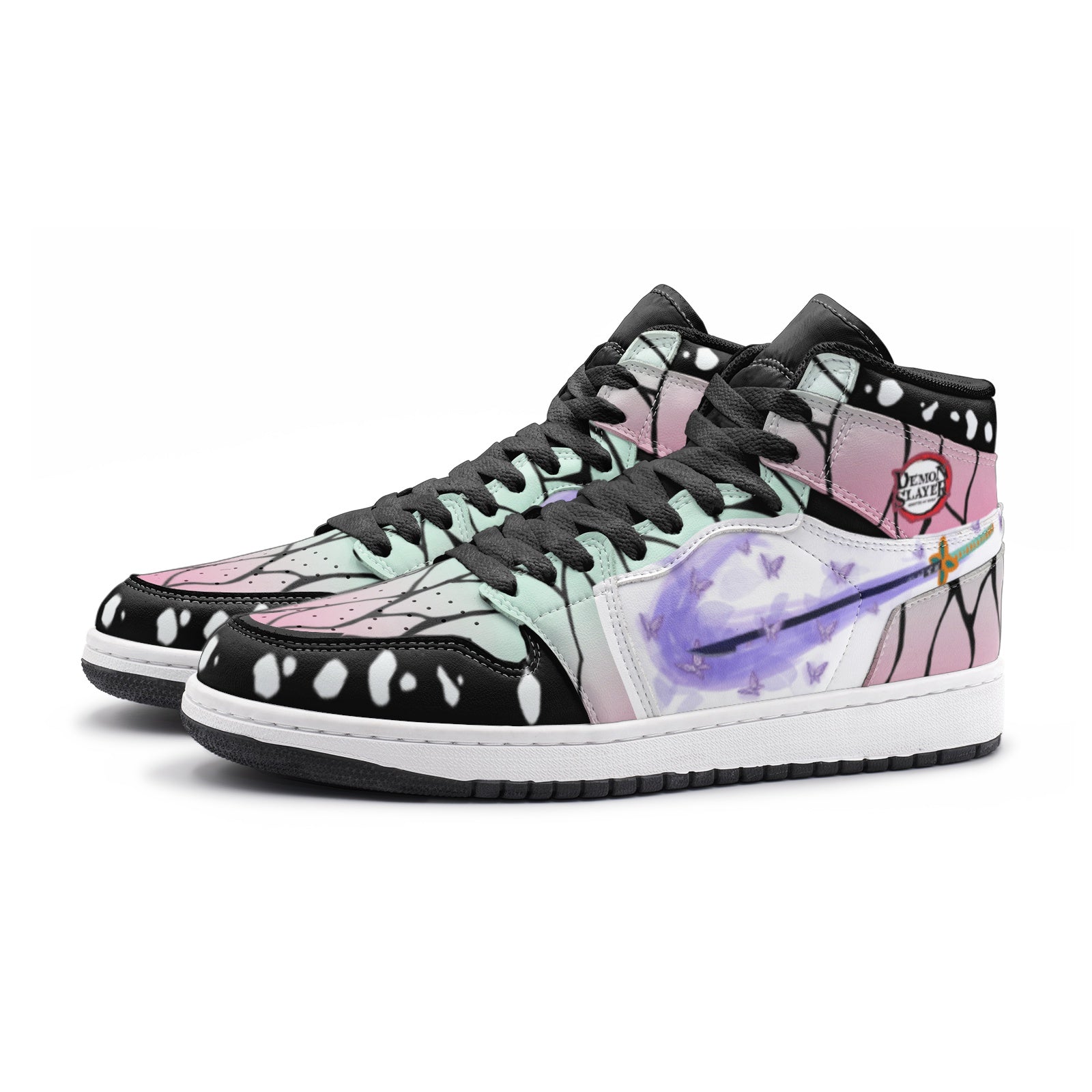 Shinobu Kocho Demon Slayer V2 Mid 1 Basketball Shoes