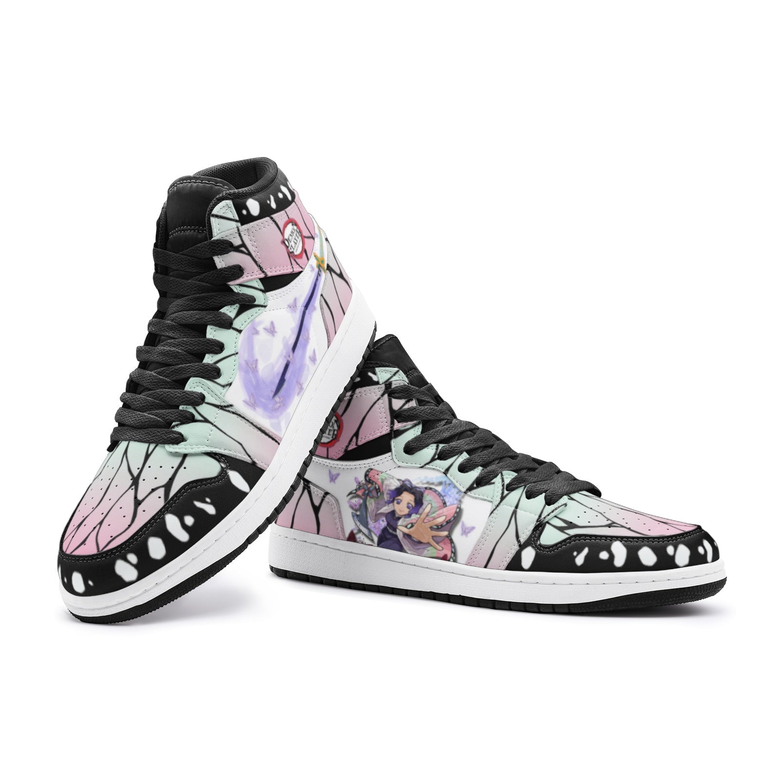 Shinobu Kocho Demon Slayer V2 Mid 1 Basketball Shoes