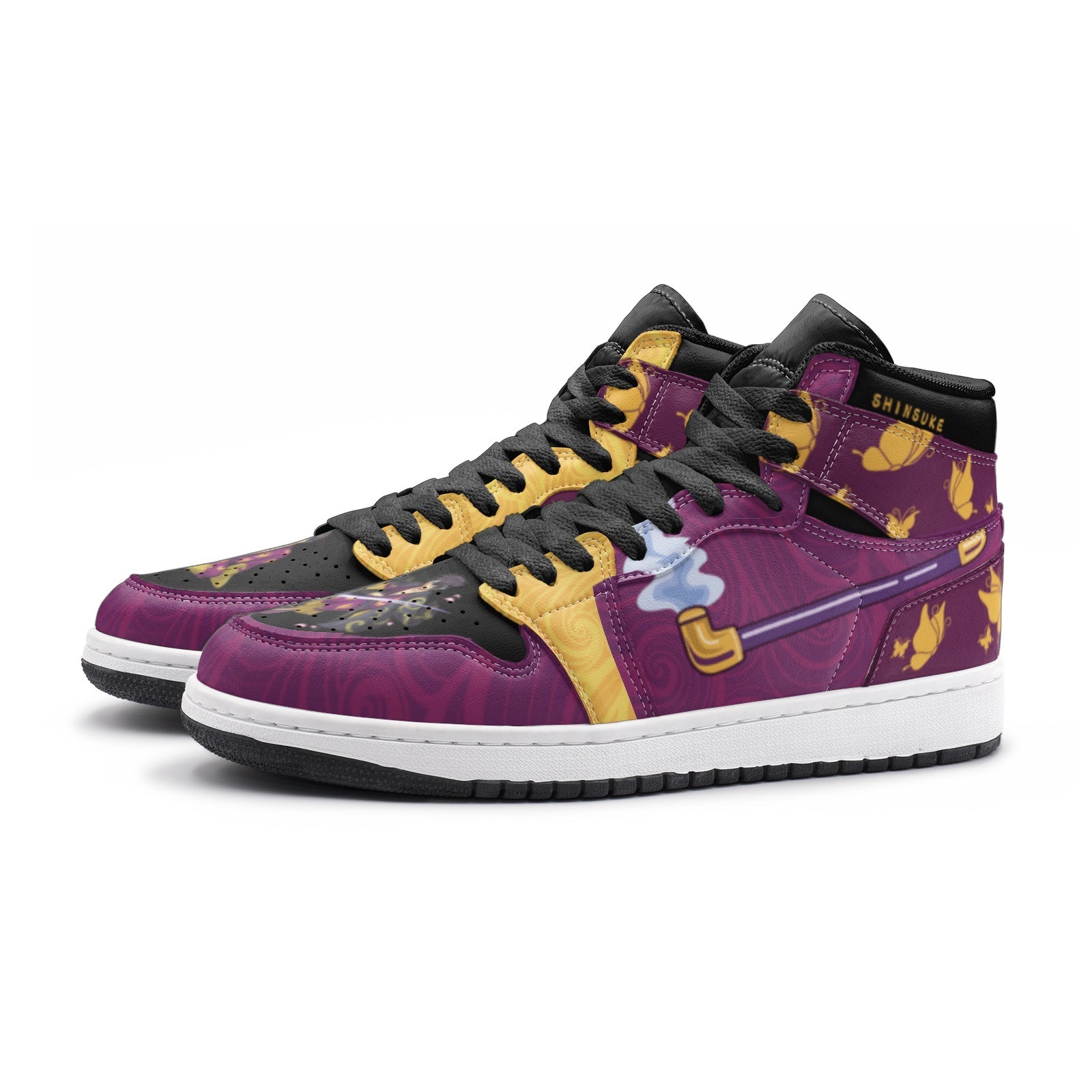Shinsuke Smoking Pipe Gintama Mid 1 Basketball Shoes
