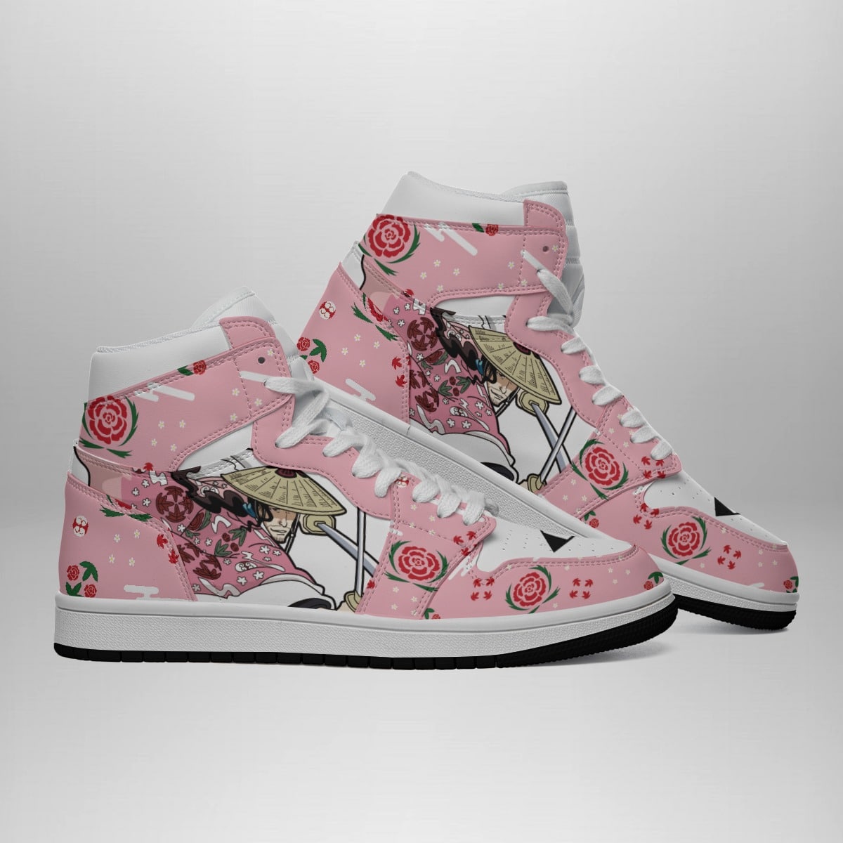 Shunsui Bleach Shonen Mid 1 Basketball Shoes for Anime Fans and Athletes
