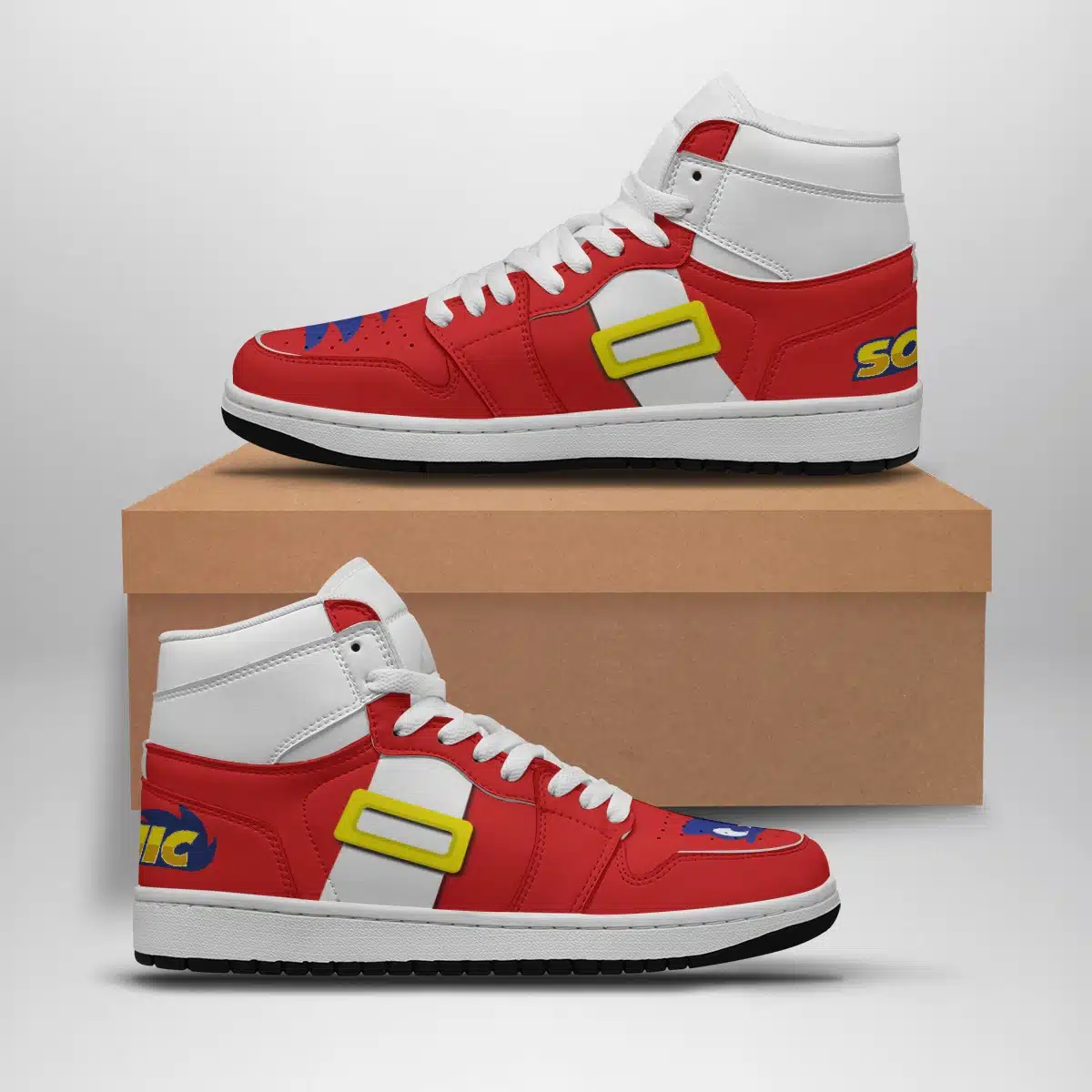 Sonic the Hedgehog Shonen Mid 1 Basketball Shoes for Fans - Stylish Athletic Footwear