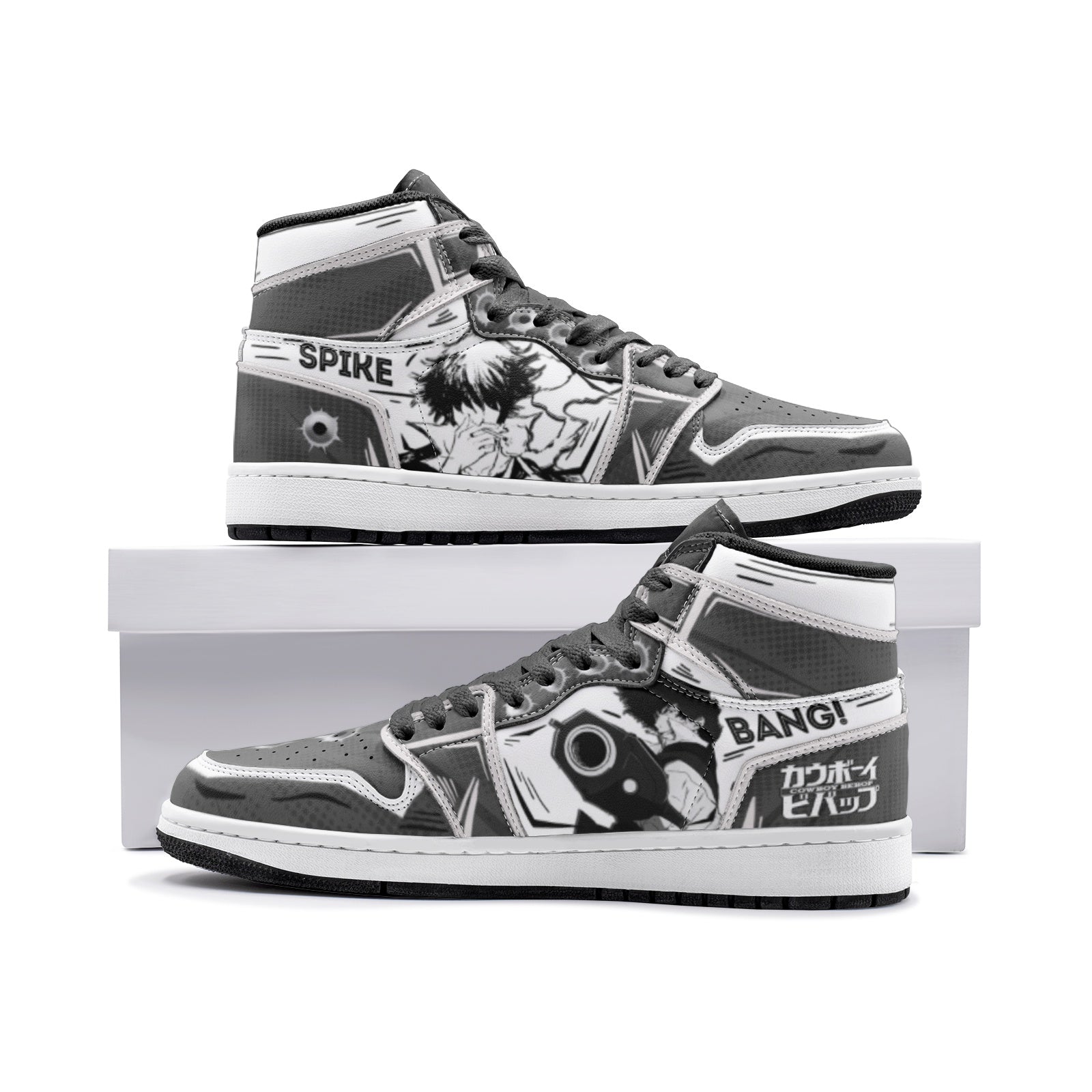 Spike Spiegel Cowboy Bebop Mid 1 Basketball Shoes
