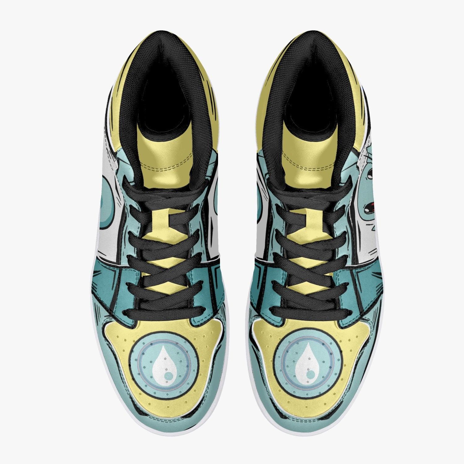 Squirtle Pokemon Mid 1 Basketball Shoes