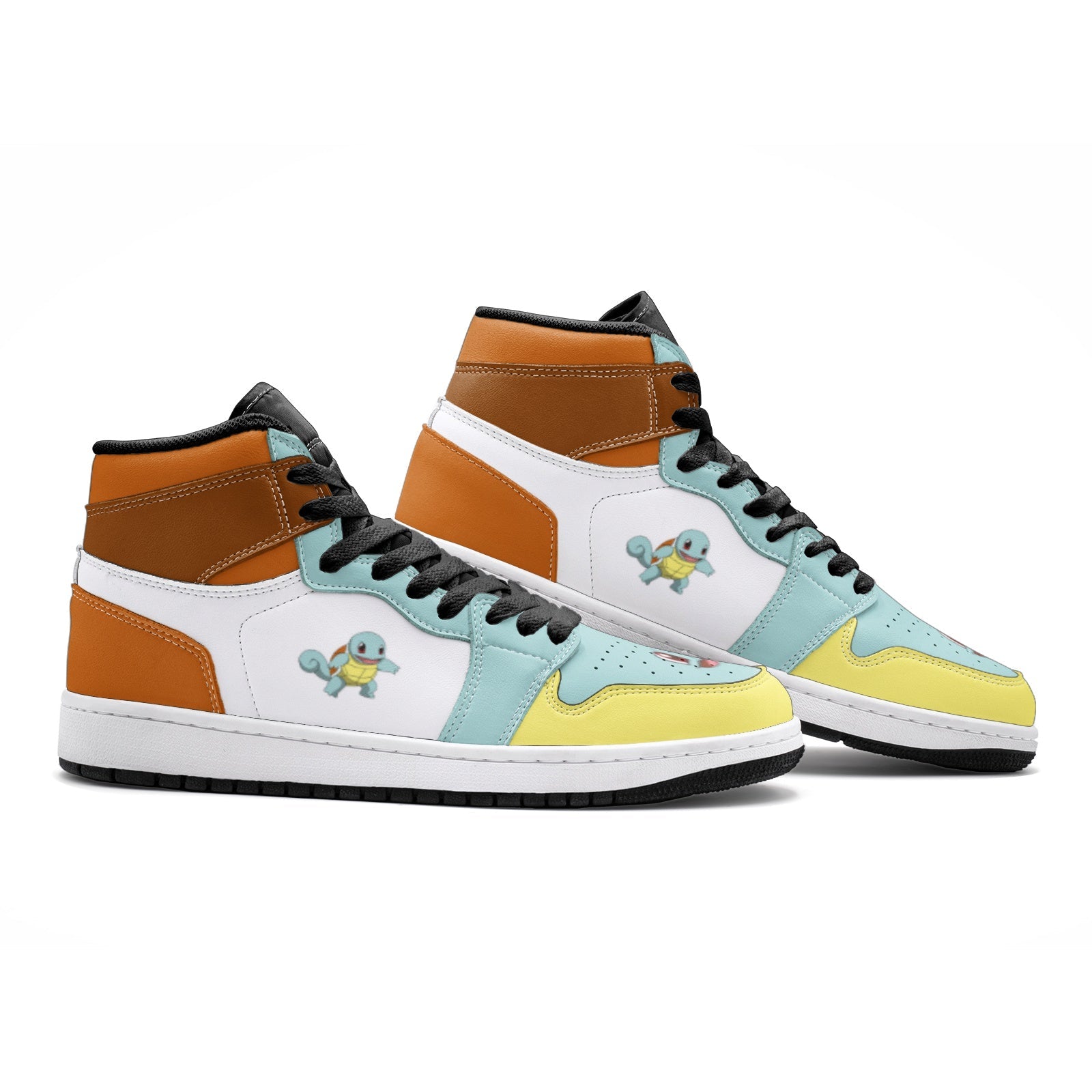 Squirtle Pokemon V2 Mid 1 Basketball Shoes