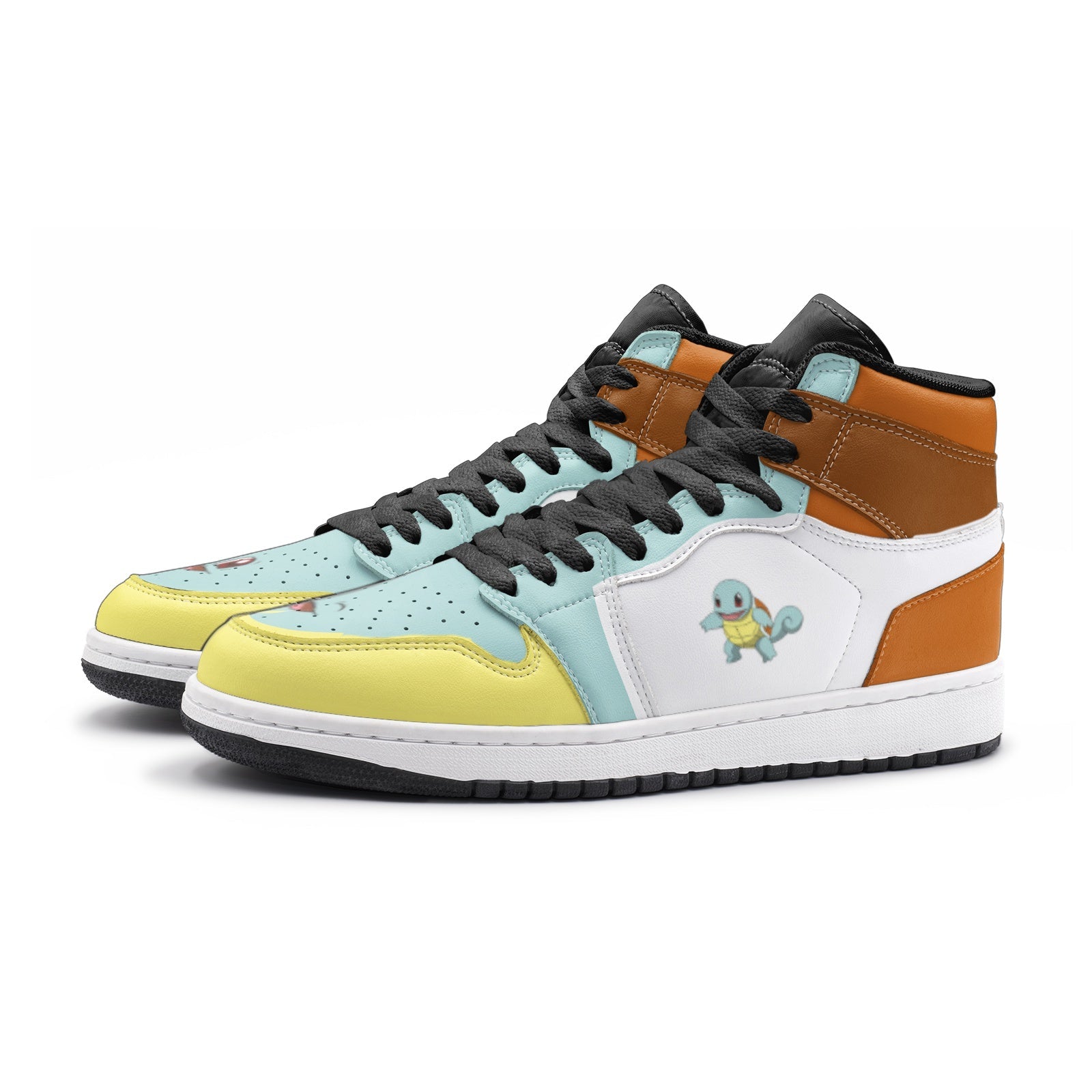 Squirtle Pokemon V2 Mid 1 Basketball Shoes