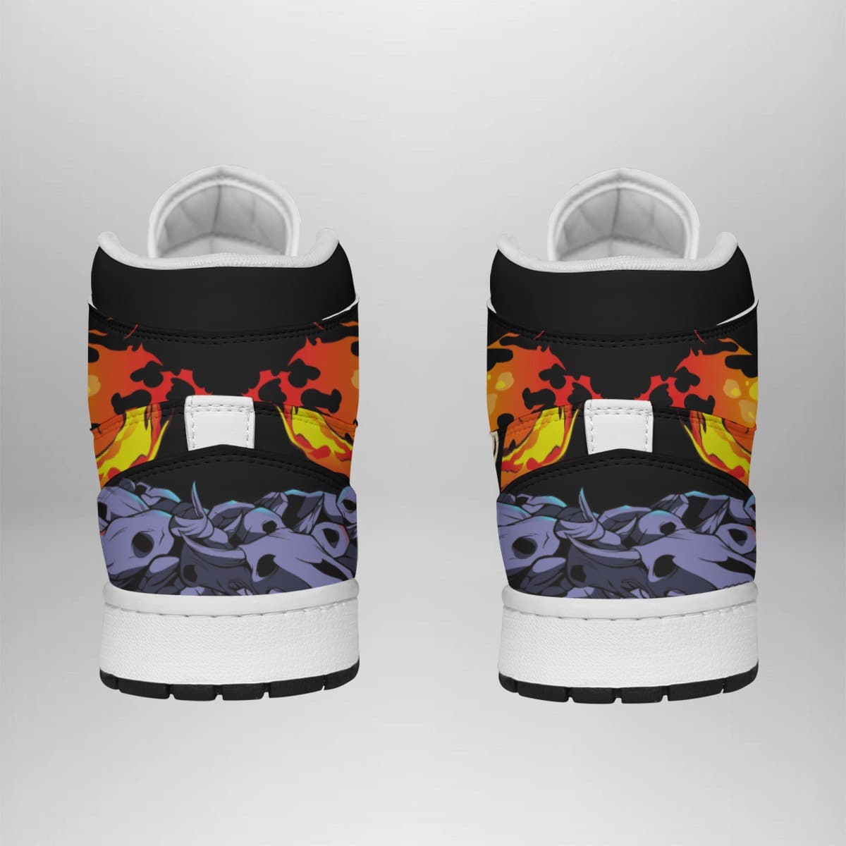 Sukuna King of Curses Basketball Shoes - Jujutsu Kaisen Shonen Mid Top Style Sneakers