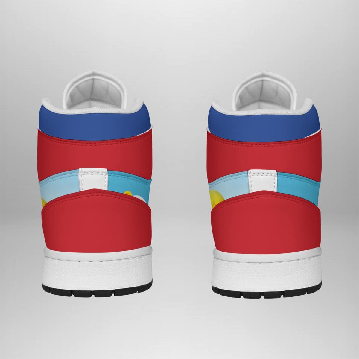 Super Mario Bros Shonen Mid 1 Basketball Shoes - Retro Video Game Sneakers for Gamers