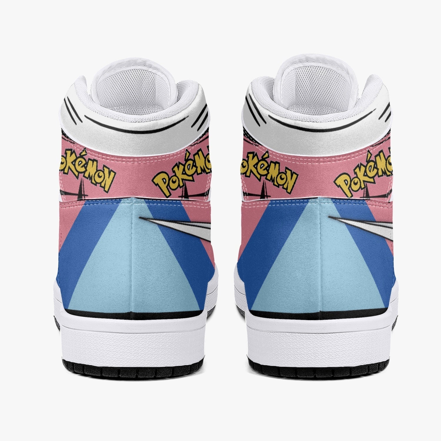 Sylveon Pokemon Mid 1 Basketball Shoes