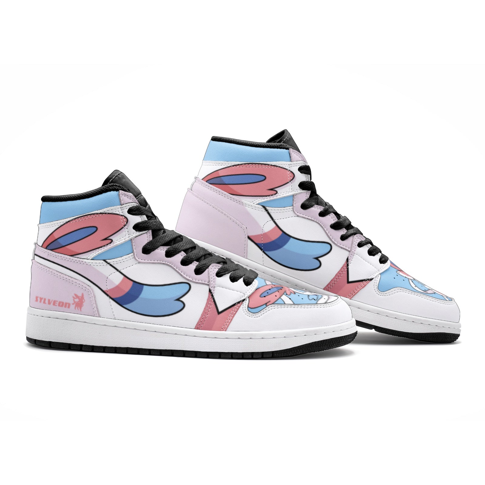 Sylveon Pokemon V3  Mid 1 Basketball Shoes