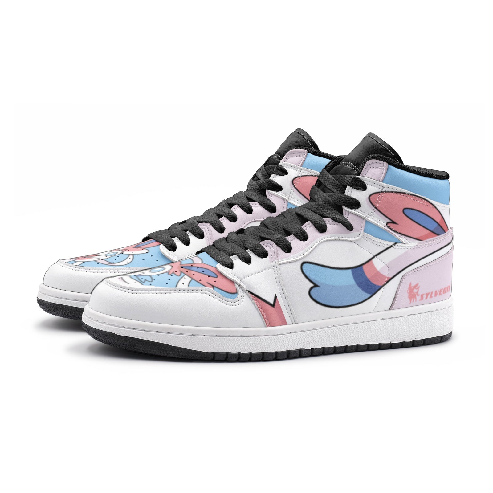 Sylveon Pokemon V3  Mid 1 Basketball Shoes