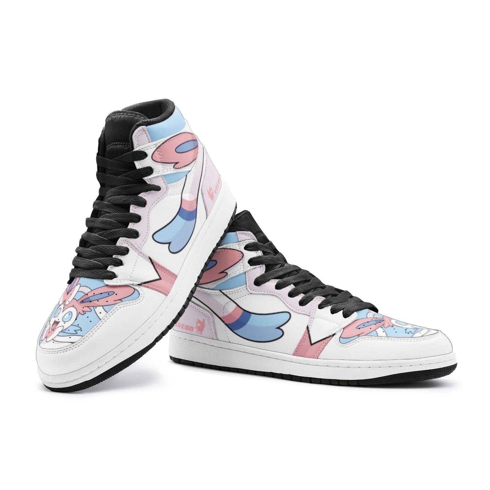 Sylveon Pokemon V3  Mid 1 Basketball Shoes