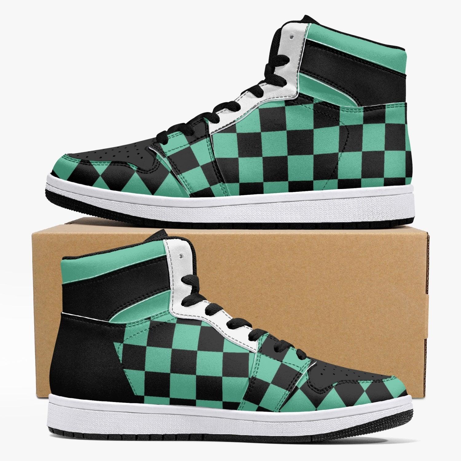Tanjiro Kamado Demon Slayer Mid 1 Basketball Shoes