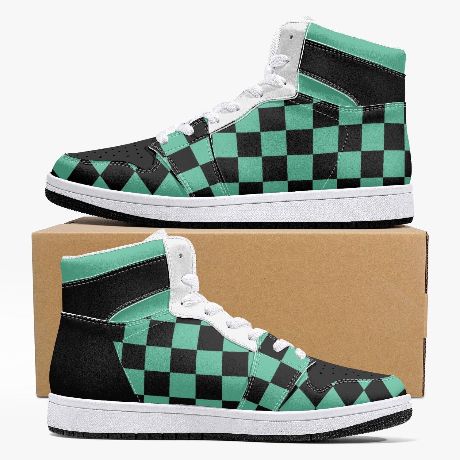 Tanjiro Kamado Demon Slayer Mid 1 Basketball Shoes