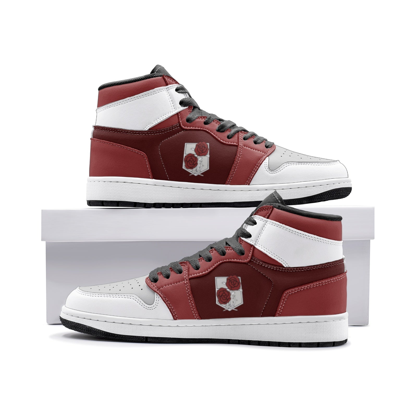 The Garrison Attack on Titan Mid 1 Basketball Shoes