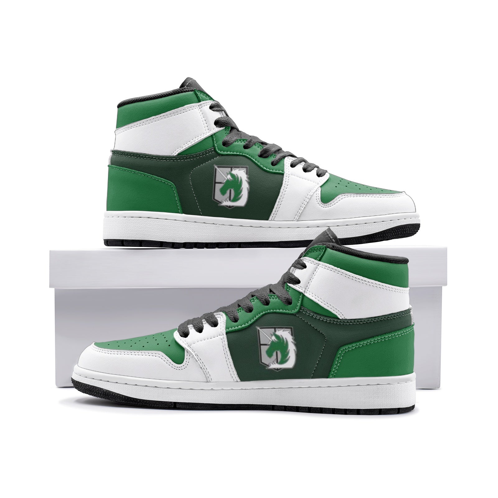 The Military Police Attack on Titan Mid 1 Basketball Shoes