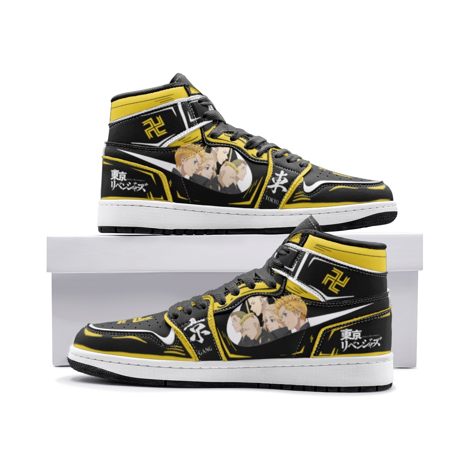 The Tokyo Manji Gang Tokyo Revengers Mid 1 Basketball Shoes
