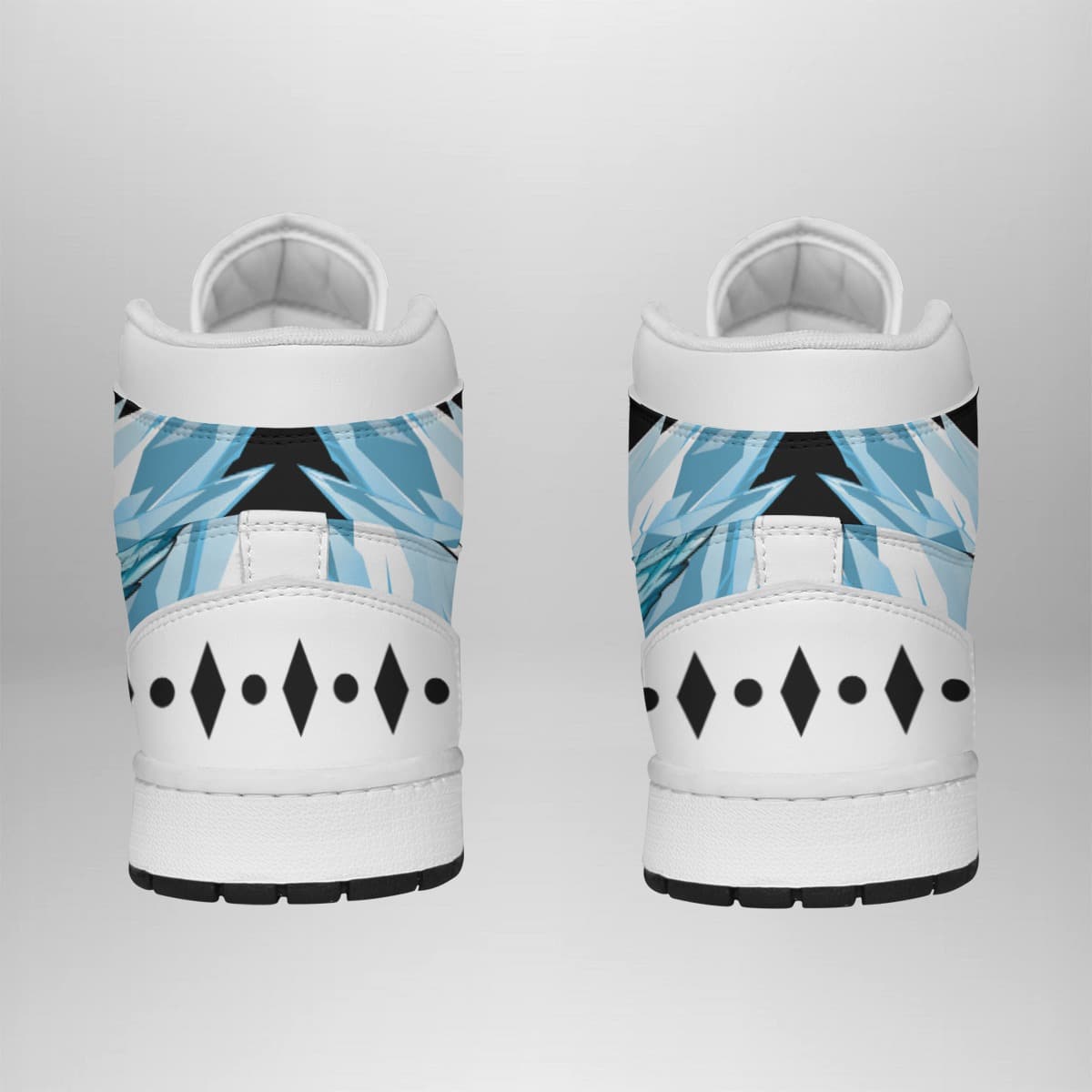 Toshiro Hitsugaya Dragon Bleach Anime Inspired Mid Top 1 Basketball Shoes for Fans