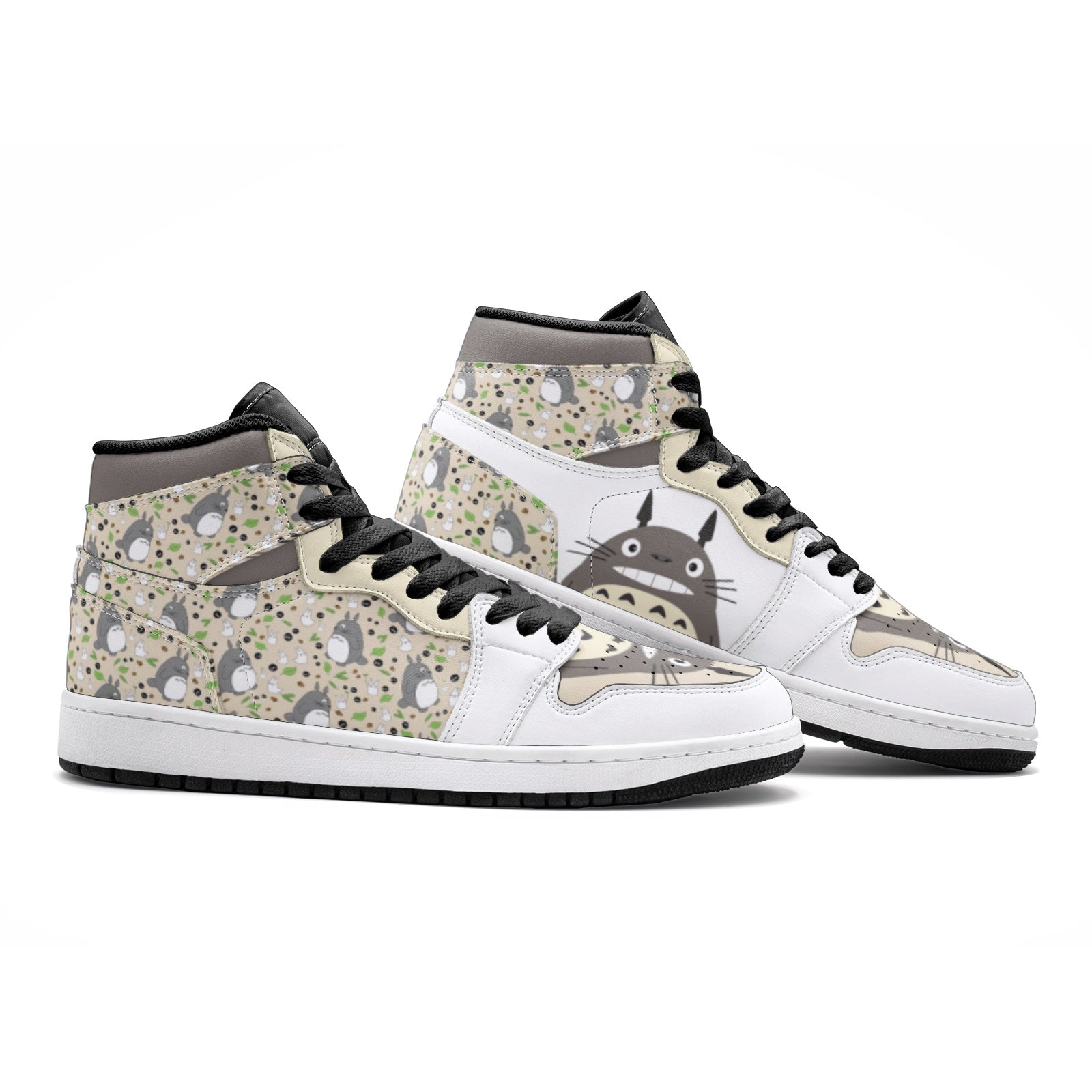 Totoro Pattern My Neighbor Totoro Mid 1 Basketball Shoes