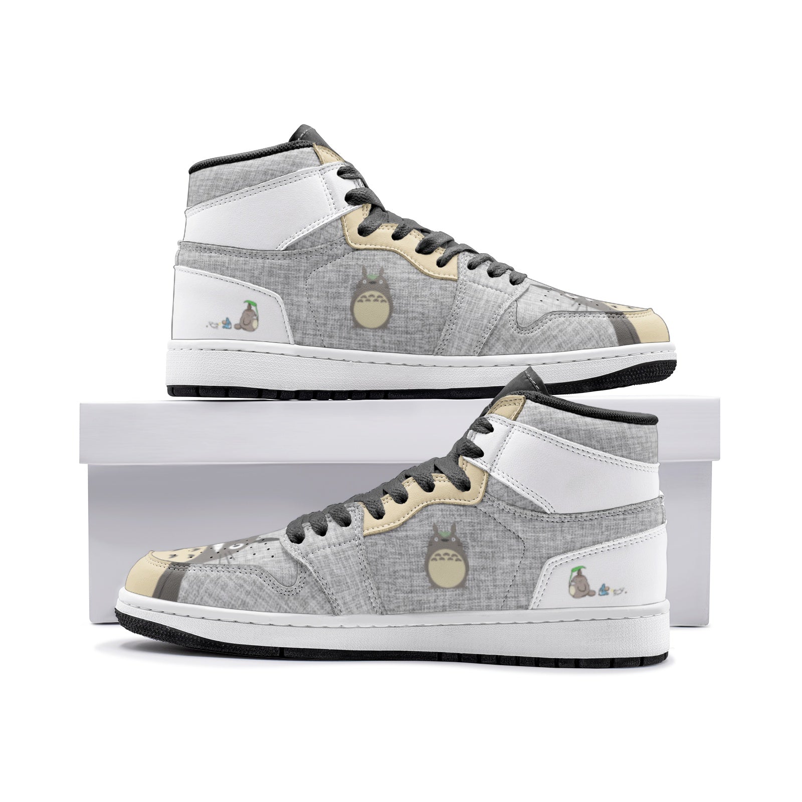 Totoro Smile My Neighbor Totoro Mid 1 Basketball Shoes