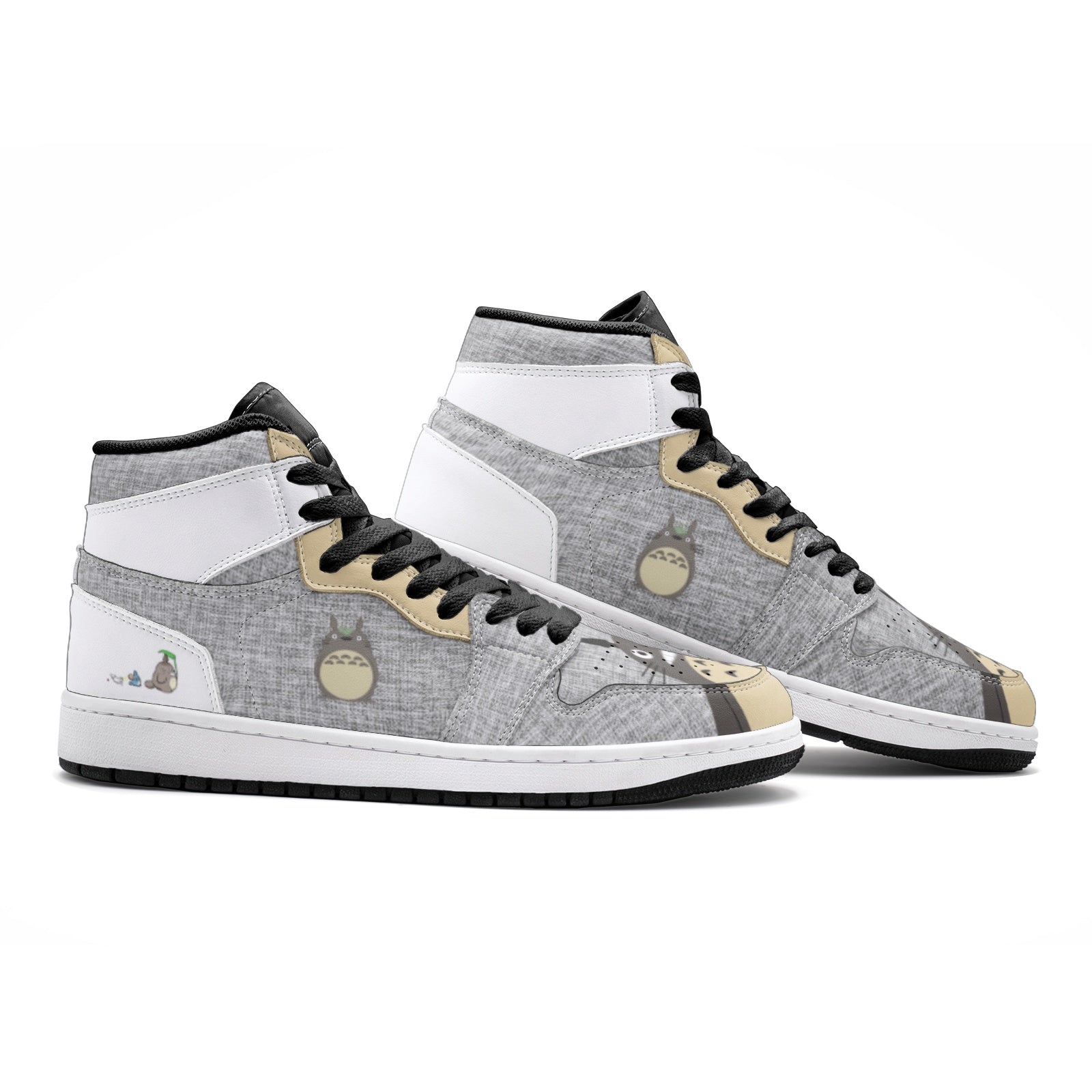 Totoro Smile My Neighbor Totoro Mid 1 Basketball Shoes