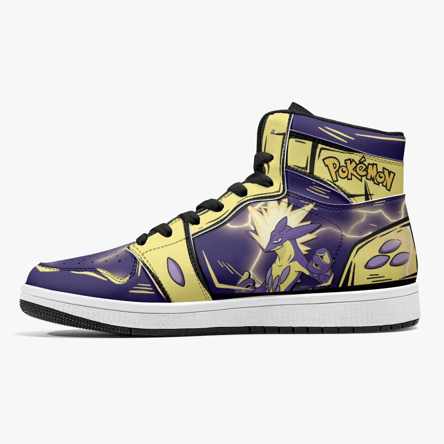 Toxtricity Pokemon Mid 1 Basketball Shoes