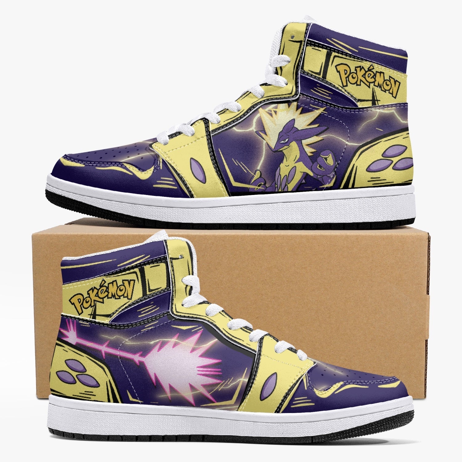Toxtricity Pokemon Mid 1 Basketball Shoes