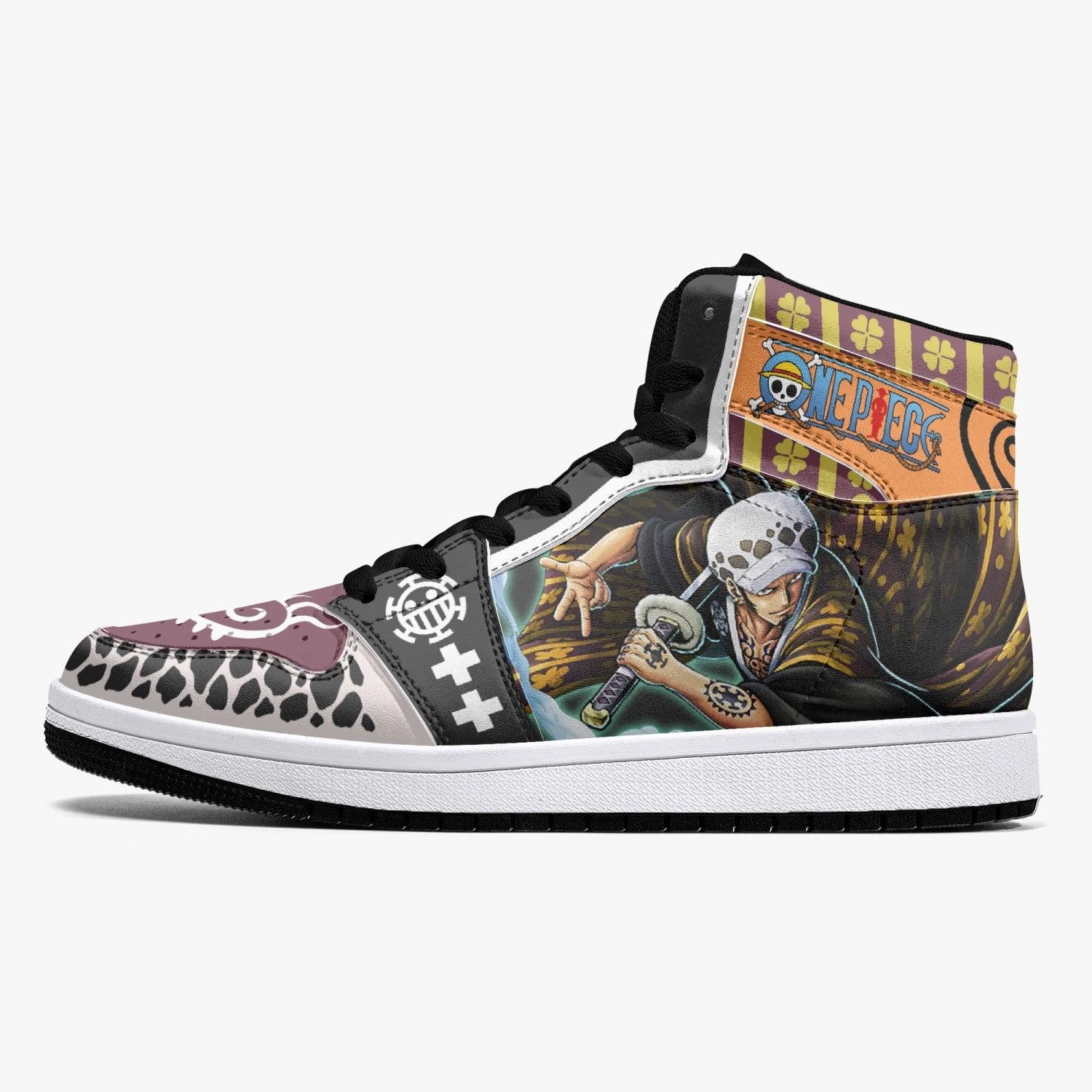 Trafalgar D. Law Wano One Piece Mid 1 Basketball Shoes