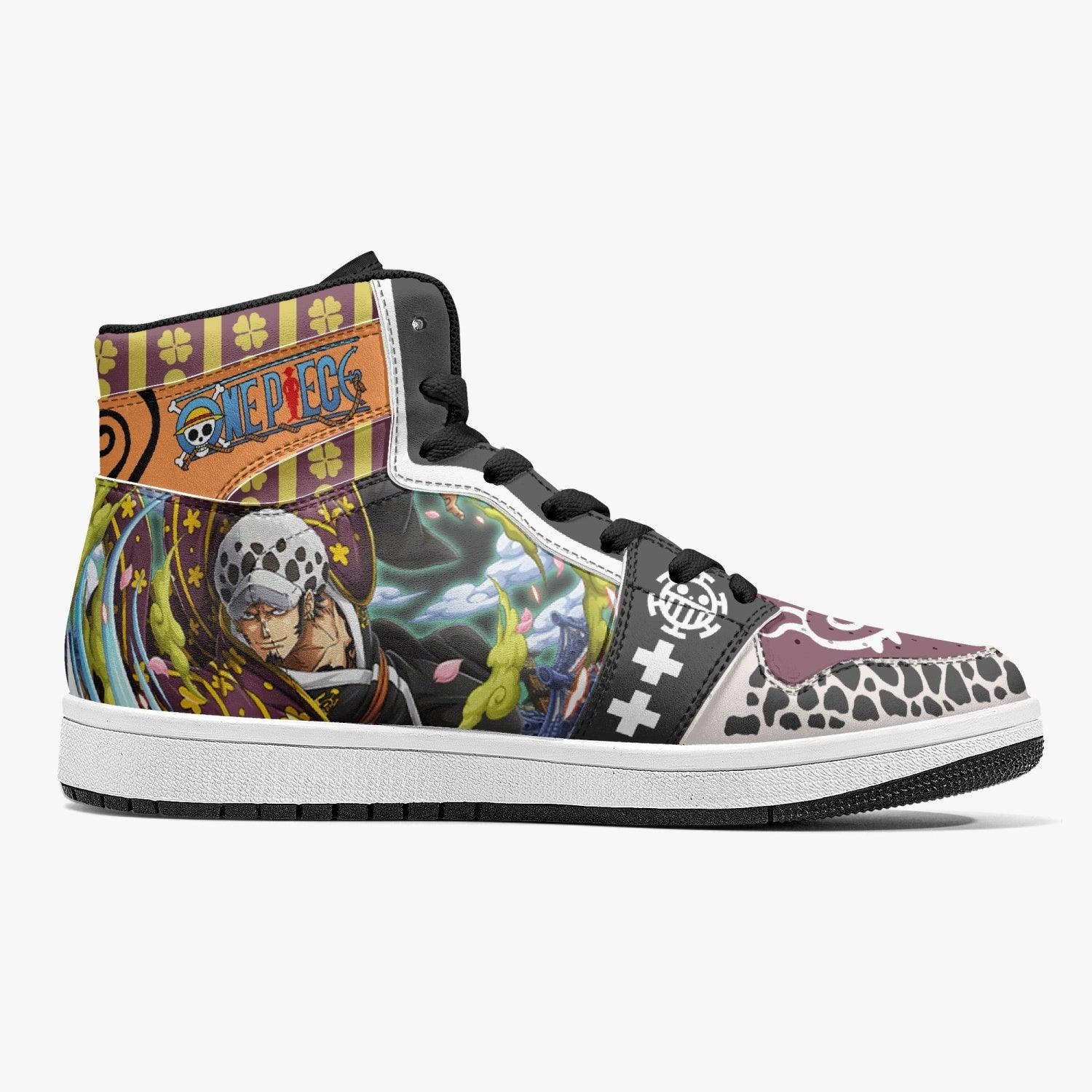 Trafalgar D. Law Wano One Piece Mid 1 Basketball Shoes