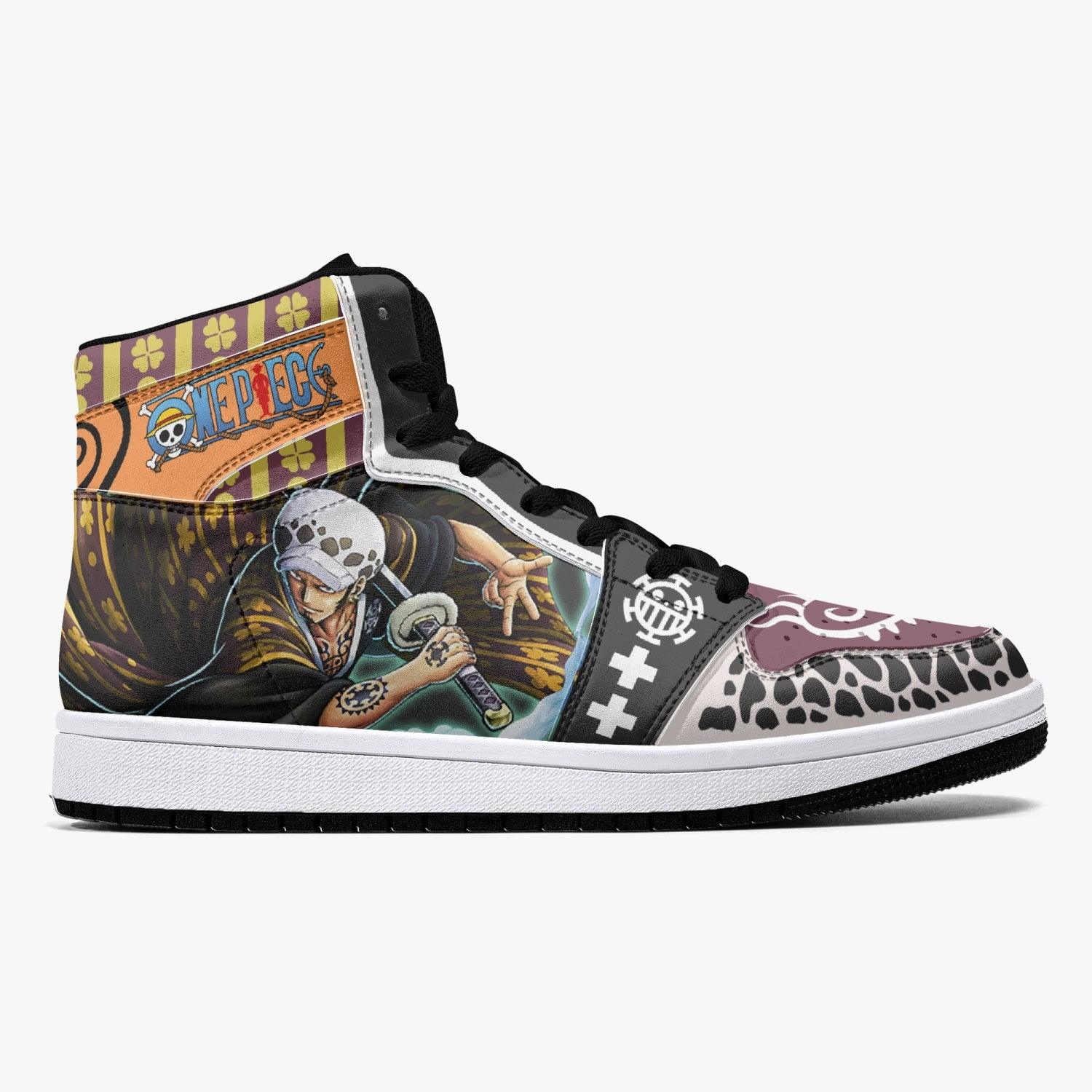 Trafalgar D. Law Wano One Piece Mid 1 Basketball Shoes