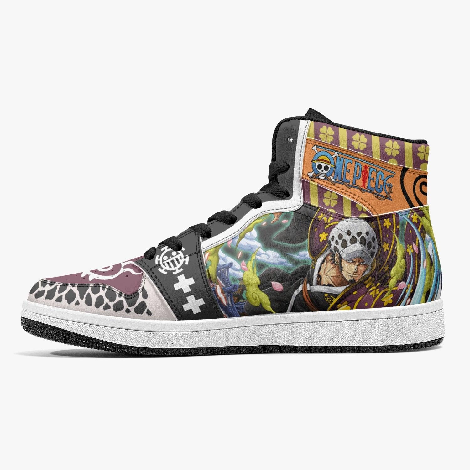 Trafalgar D. Law Wano One Piece Mid 1 Basketball Shoes