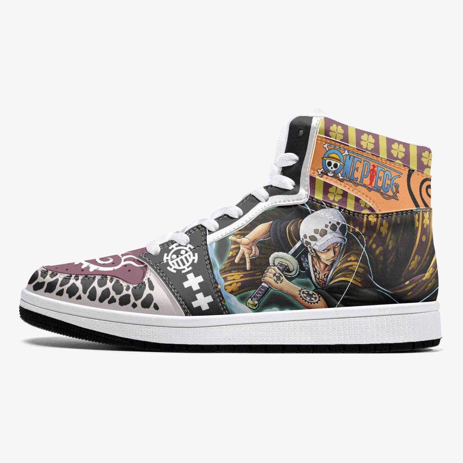 Trafalgar D. Law Wano One Piece Mid 1 Basketball Shoes